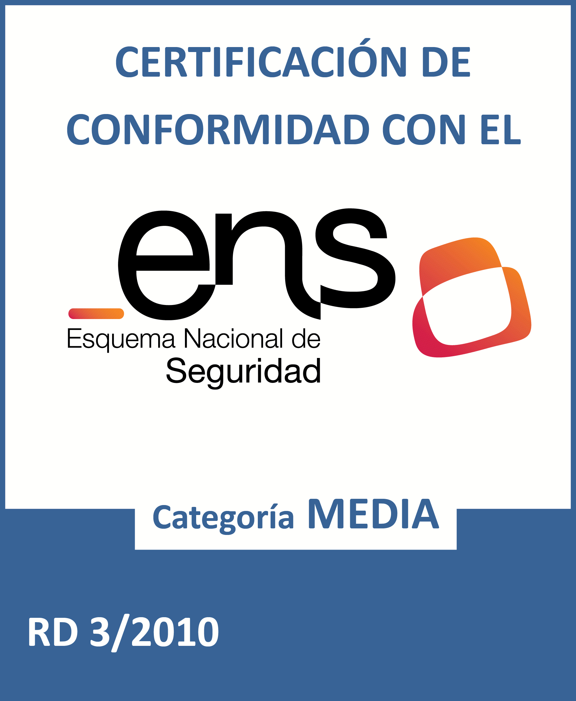 Certificado de conformidad con el ENS